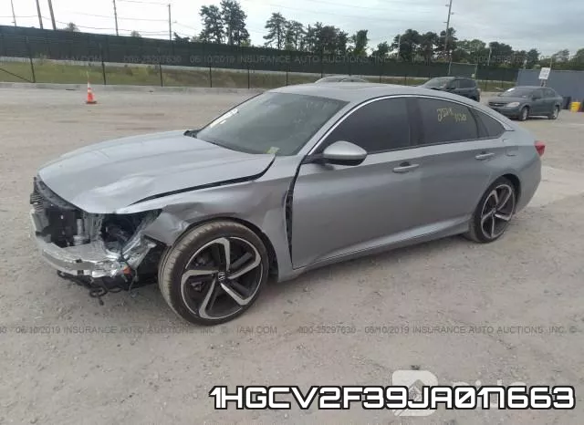 1HGCV2F39JA017663 фото 3