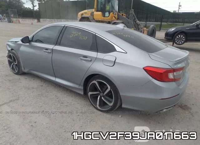 1HGCV2F39JA017663 фото 4