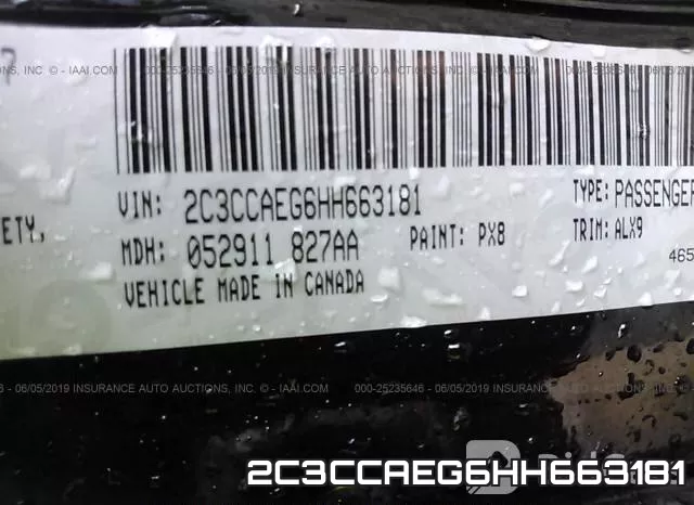 2C3CCAEG6HH663181 фото 10