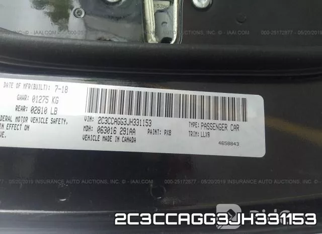 2C3CCAGG3JH331153 фото 9