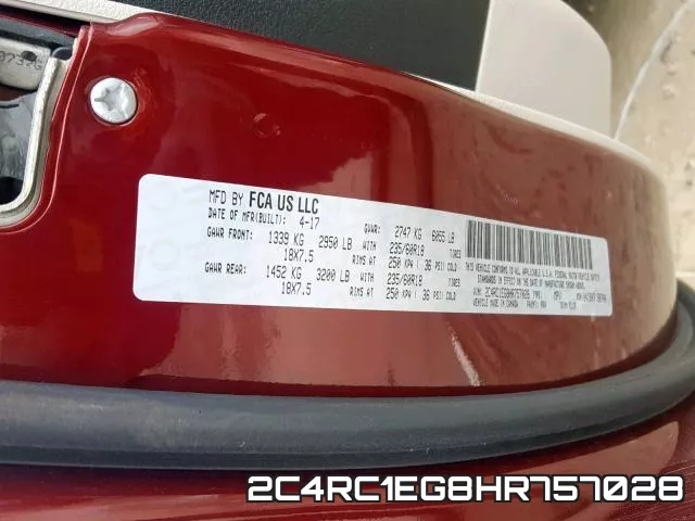 2C4RC1EG8HR757028 фото 2