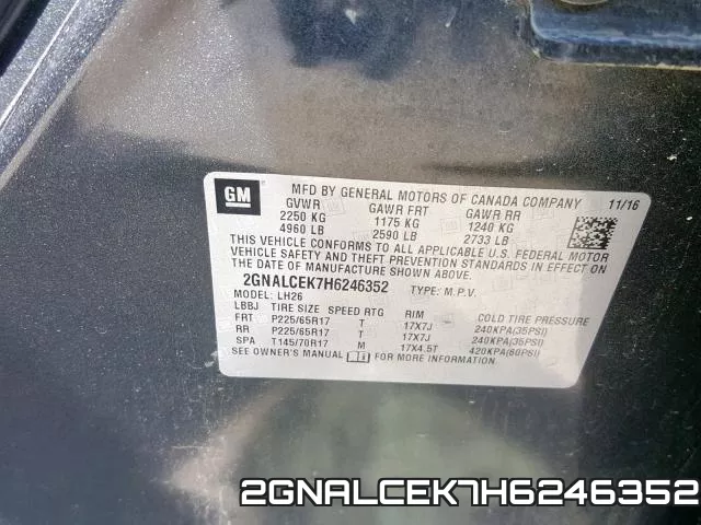 2GNALCEK7H6246352 фото 2