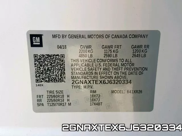 2GNAXTEX6J6320334 фото 2
