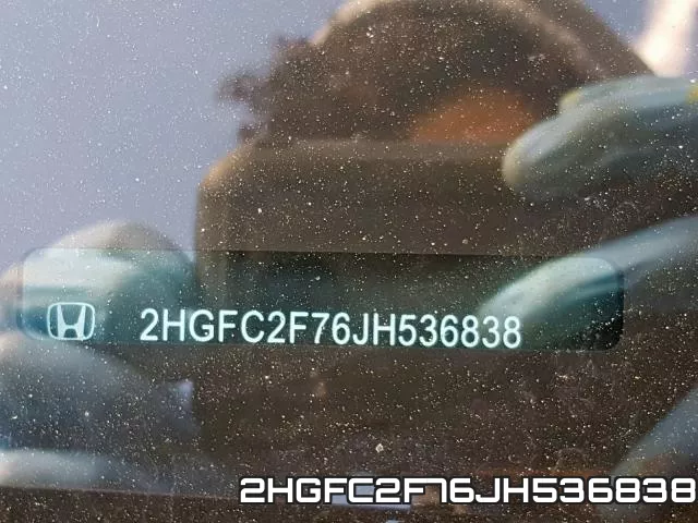 2HGFC2F76JH536838 фото 2
