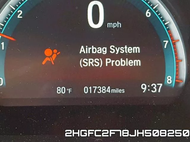2HGFC2F78JH508250 фото 9