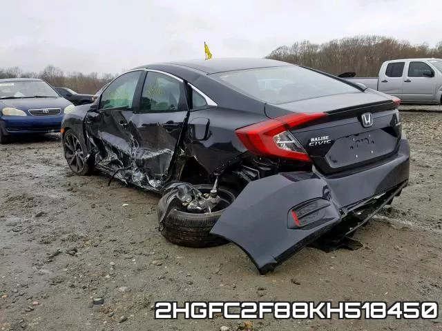 2HGFC2F88KH518450 фото 4
