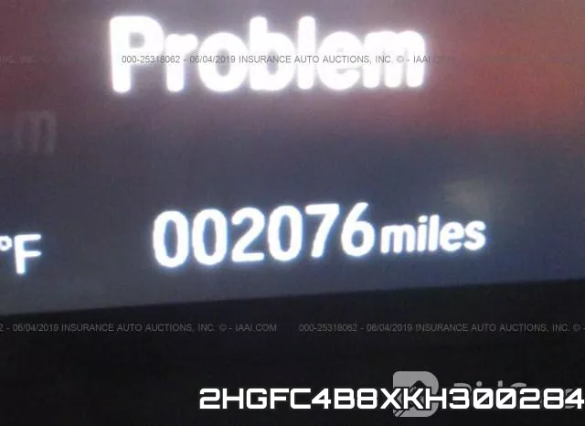 2HGFC4B8XKH300284 фото 8