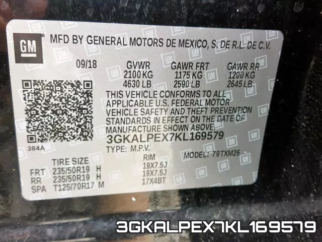 3GKALPEX7KL169579 фото 2