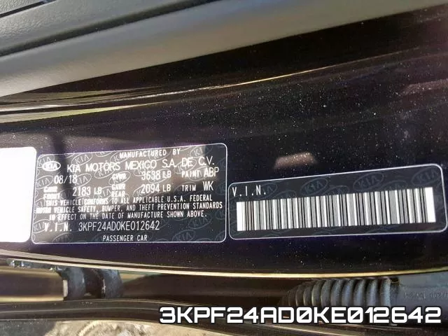 3KPF24AD0KE012642 фото 2