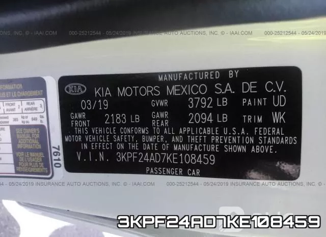 3KPF24AD7KE108459 фото 9