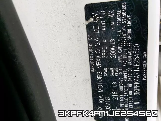 3KPFK4A71JE254560 фото 2