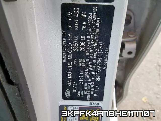 3KPFK4A78HE117707 фото 2