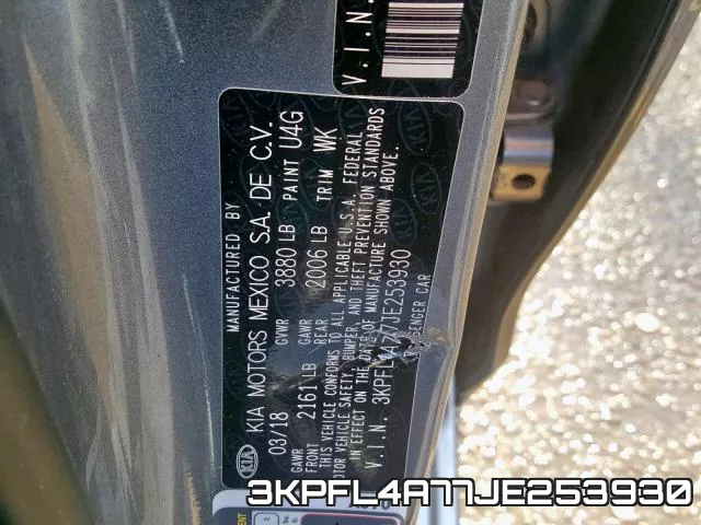 3KPFL4A77JE253930 фото 2