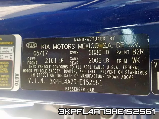 3KPFL4A79HE152561 фото 2