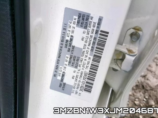 3MZBN1W3XJM204687 фото 2
