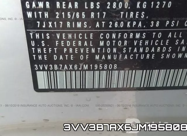 3VV3B7AX6JM195808 фото 10