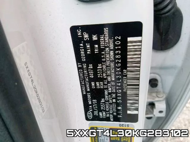 5XXGT4L30KG283102 фото 2