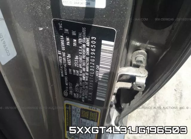 5XXGT4L31JG196503 фото 10