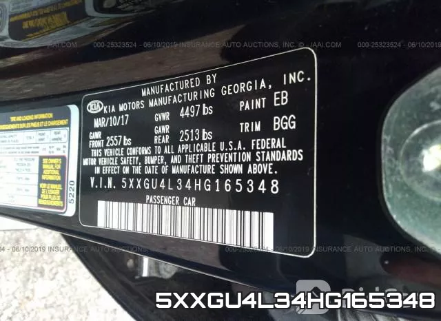 5XXGU4L34HG165348 фото 10