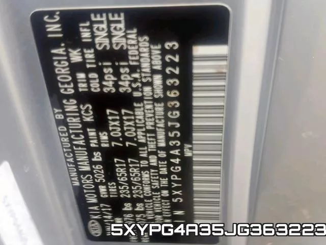 5XYPG4A35JG363223 фото 2