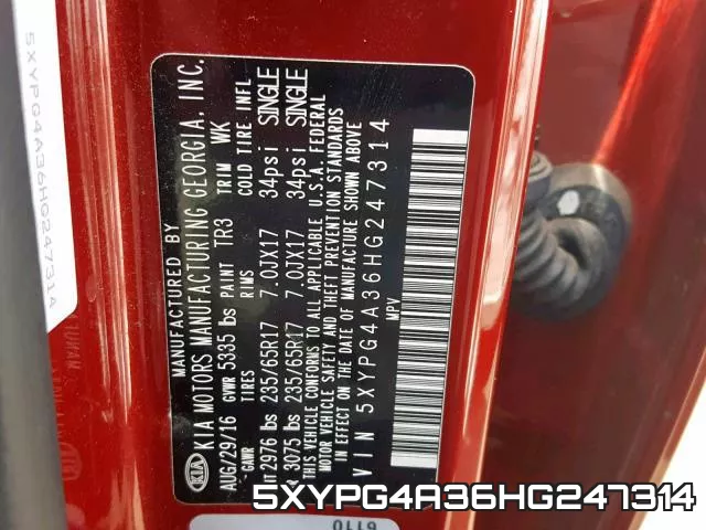 5XYPG4A36HG247314 фото 2