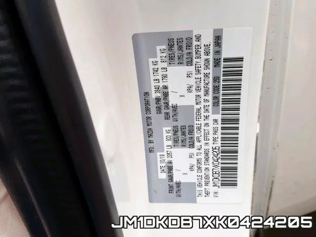 JM1DKDB7XK0424205 фото 2