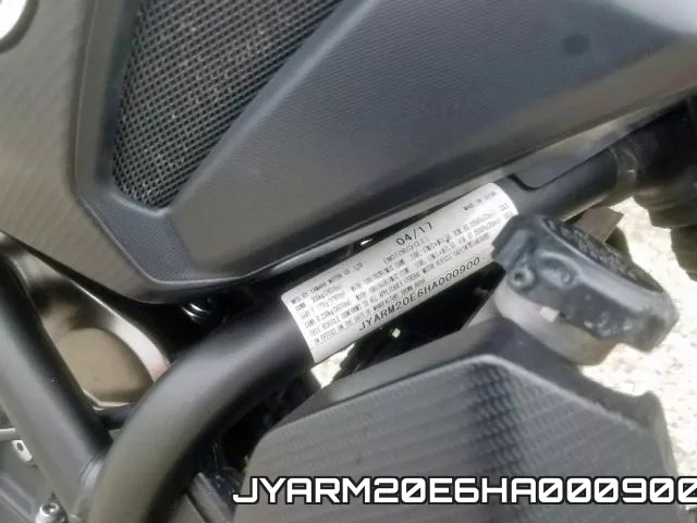 JYARM20E6HA000900 фото 2