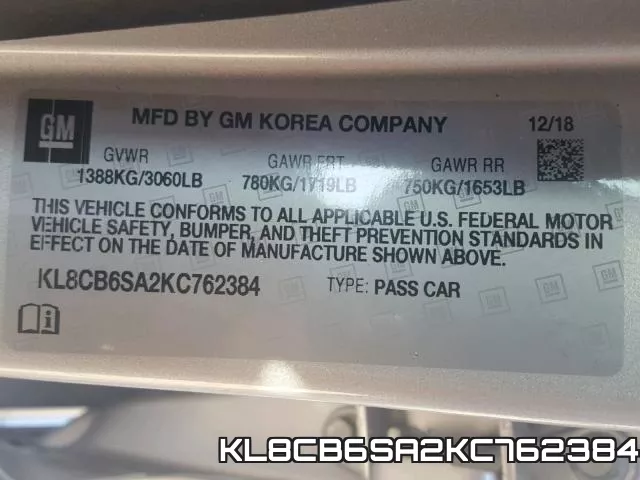 KL8CB6SA2KC762384 фото 2