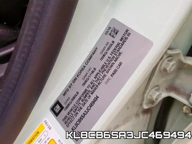 KL8CB6SA3JC469494 фото 2