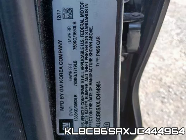 KL8CB6SAXJC444964 фото 2