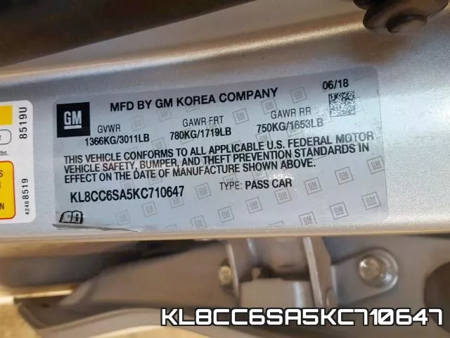 KL8CC6SA5KC710647 фото 2