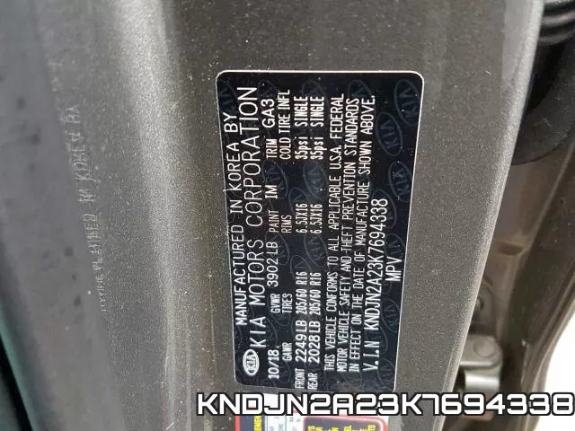 KNDJN2A23K7694338 фото 2