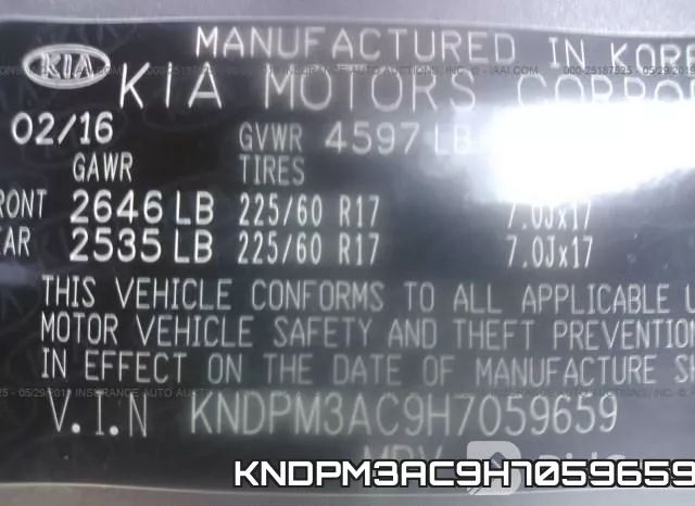 KNDPM3AC9H7059659 фото 10