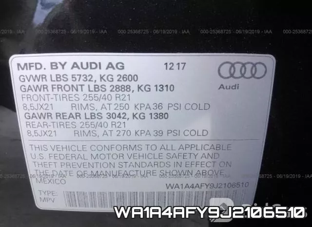 WA1A4AFY9J2106510 фото 10