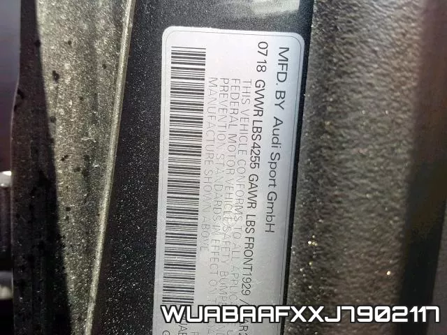 WUABAAFXXJ7902117 фото 2