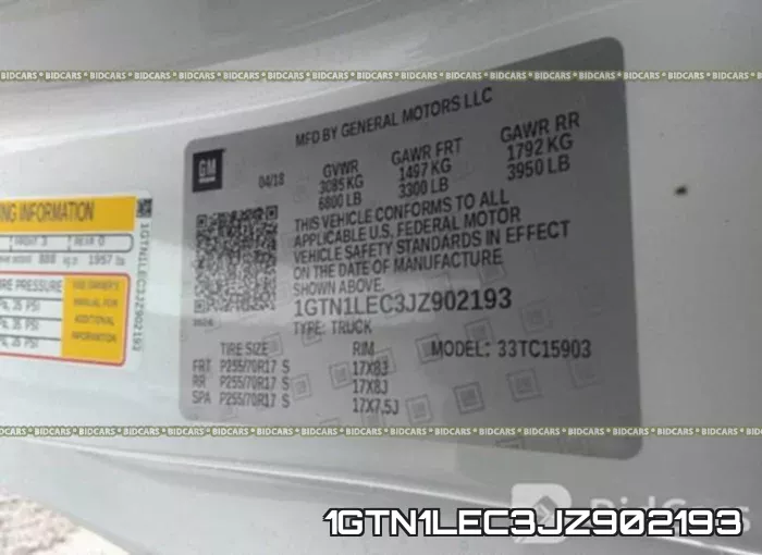 1GTN1LEC3JZ902193 фото 10