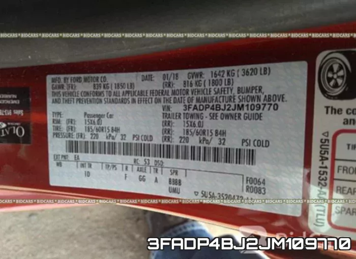 3FADP4BJ2JM109770 фото 10