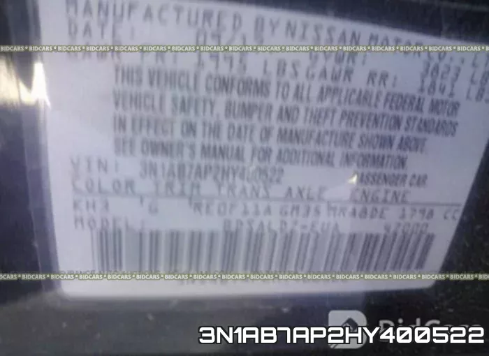 3N1AB7AP2HY400522 фото 10