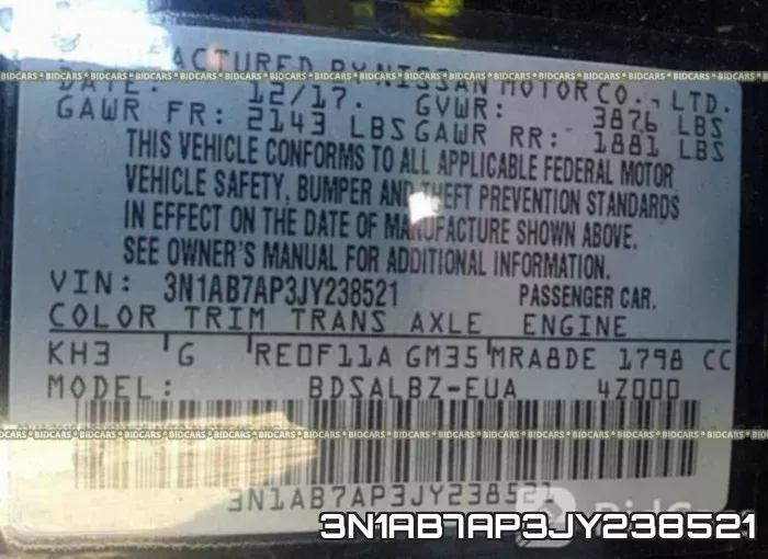 3N1AB7AP3JY238521 фото 10
