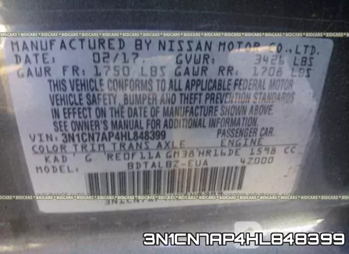 3N1CN7AP4HL848399 фото 10