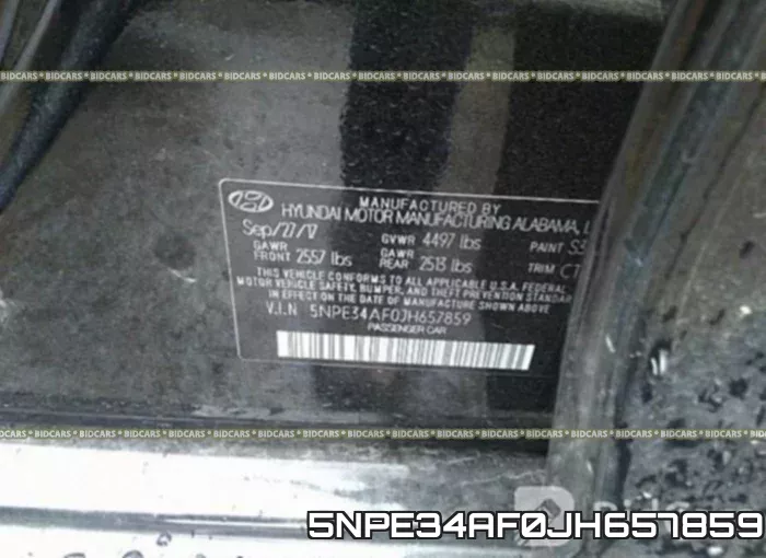 5NPE34AF0JH657859 фото 10