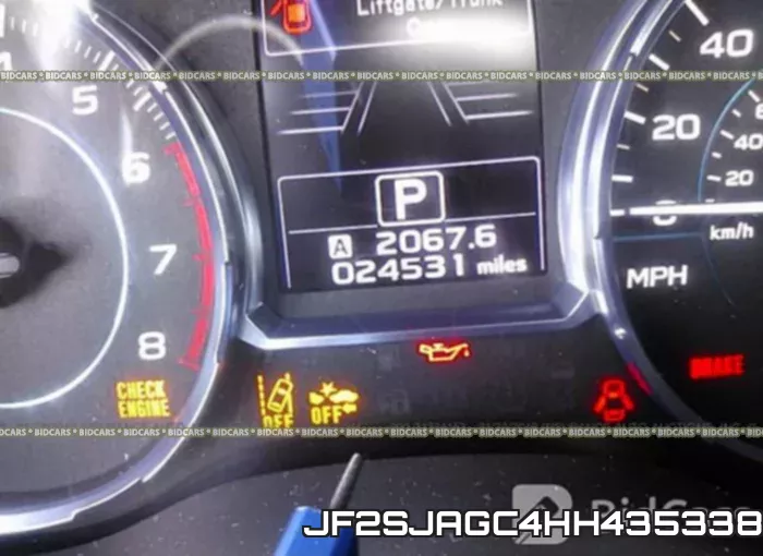 JF2SJAGC4HH435338 фото 8