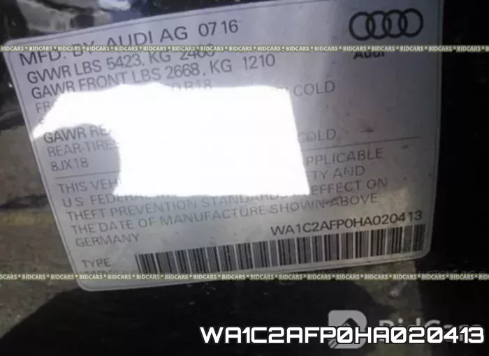 WA1C2AFP0HA020413 фото 10