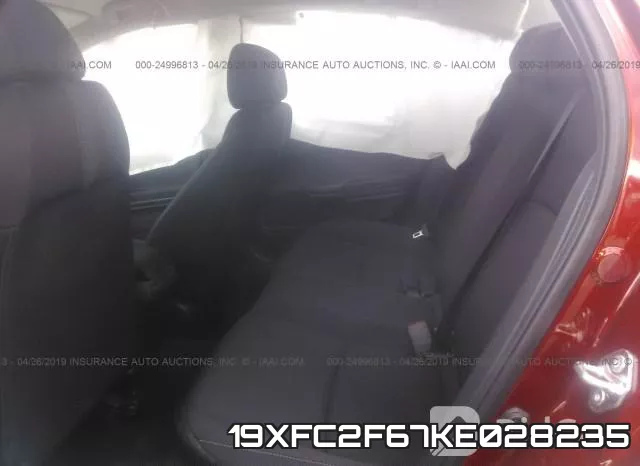 19XFC2F67KE028235 фото 9