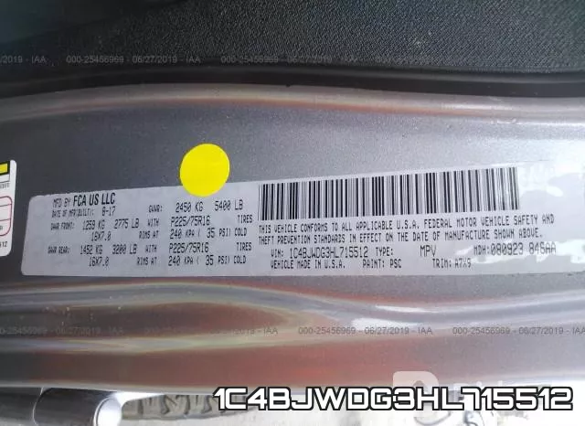 1C4BJWDG3HL715512 фото 10