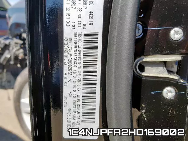 1C4NJPFA2HD169002 фото 2
