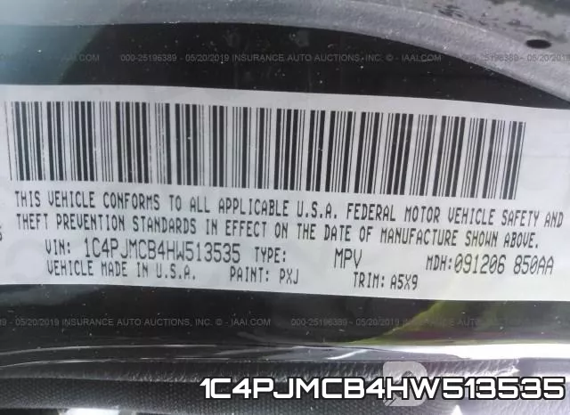 1C4PJMCB4HW513535 фото 10
