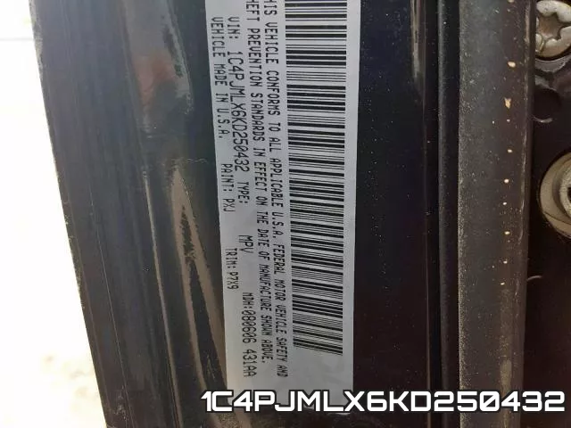 1C4PJMLX6KD250432 фото 2