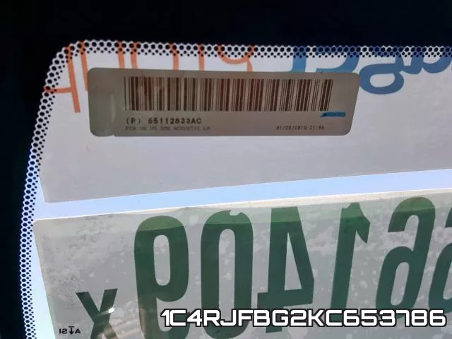 1C4RJFBG2KC653786 фото 9