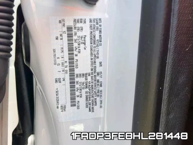 1FADP3FE8HL281448 фото 2